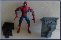 Spider-Man (Flip 'N Zip) from Spider-Man (2000) - Series  7 manufactured by Toy Biz [Loose]