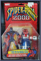 Spider-Man (Web Armor) from Spider-Man (2000) - 2000 manufactured by Toy Biz [Front]