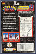 Spider-Man (Web Line) from Spider-Man (2000) - 2000 manufactured by Toy Biz [Back]