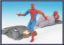 Spider-Man (Flip 'N Stick) from Spider-Man (2000) - Series 13 manufactured by Toy Biz [Loose]