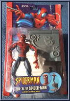 Spider-Man (Flip 'N Zip) from Spider-Man (2000) - Series  7 manufactured by Toy Biz [Front]