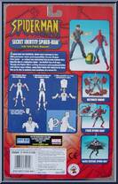 Spider-Man (Secret Identity) from Spider-Man (2000) - Series  9 manufactured by Toy Biz [Back]