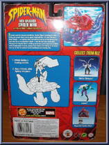Spider-Man (Web Splasher) from Spider-Man (2000) - Series  1 manufactured by Toy Biz [Back]