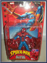 Spider-Man (Web Splasher) from Spider-Man (2000) - Series  1 manufactured by Toy Biz [Front]
