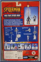 Spider-Man (Web-Trap) from Spider-Man (2000) - Series 14 manufactured by Toy Biz [Back]