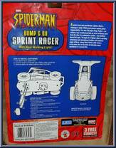 Sprint Racer from Spider-Man (2000) - Bump 'N Go manufactured by Toy Biz [Back]