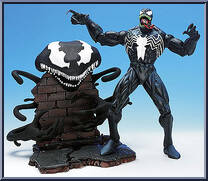 Venom [Reissue] from Spider-Man (2000) - Series 12 manufactured by Toy Biz [Loose]