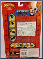 Venom from Spider-Man (2000) - Shape Shifters - 2002 manufactured by Toy Biz [Back]