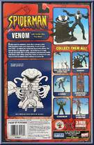 Venom [Reissue] from Spider-Man (2000) - Series 12 manufactured by Toy Biz [Back]