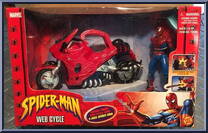 Web Cycle from Spider-Man (2000) - Vehicles manufactured by Toy Biz [Front]