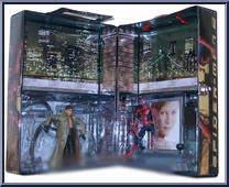 Action Figure Store & Play Carry Case from Spider-Man 2 - Movie - Accessories manufactured by Toy Biz [Loose]