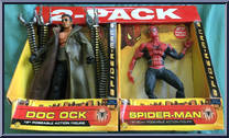 Doc Ock / Spider-Man (2-Pack) from Spider-Man 2 - Movie - 12" Poseable Action Figures manufactured by Toy Biz [Front]