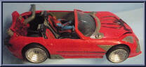 Spider Glider Car (Red) (with Spider-Man) from Spider-Man 2 - Movie - Accessories manufactured by Toy Biz [Loose]