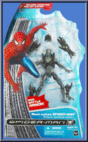 Spider-Man (Black-Suited / Web Battle Armor) from Spider-Man 3 - Movie - Basic Series manufactured by Hasbro [Front]