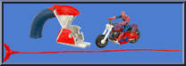 Spider-Man (Spider Cycle) from Spider-Man 3 - Movie - Webworld Racers manufactured by Hasbro [Loose]