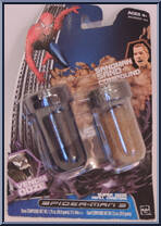 Venom vs Sandman Ooze from Spider-Man 3 - Movie - Ooze Attack manufactured by Hasbro [Front]