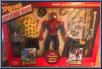 Extreme Sports (Skateboard / Street Scooter) from Spider-Man - Adventure Hero - Multi-Gear manufactured by Toy Biz [Front]
