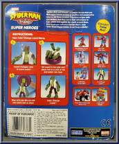 Lizard (Color Change) from Spider-Man & Friends - Basic Series manufactured by Toy Biz [Back]