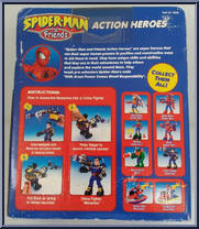 Wolverine (Crime Fighter) from Spider-Man & Friends - Basic Series manufactured by Toy Biz [Back]