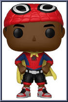 Miles Morales (Unmasked) from Spider-Man - Spider-Man Into the Spiderverse Pop! manufactured by Funko [Loose]