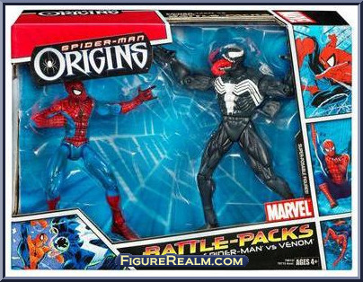 black spiderman vs venom toys