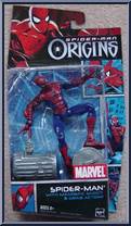 Spider-Man (Magnetic Shoot 'N Grab) from Spider-Man Origins - Series 1 manufactured by Hasbro [Front]