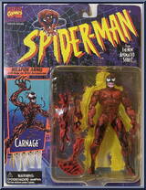 Carnage from Spider-Man - Animated - Series 1 manufactured by Toy Biz [Front]