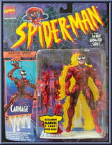 Carnage from Spider-Man - Animated - Series 1 manufactured by Toy Biz [Front]