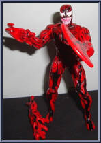 Carnage from Spider-Man - Animated - Series 1 manufactured by Toy Biz [Loose]