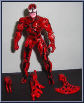 Carnage from Spider-Man - Animated - Series 1 manufactured by Toy Biz [Loose]