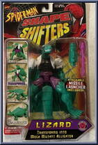 Lizard from Spider-Man - Shape Shifters manufactured by Toy Biz [Front]