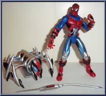 Spider-Man (Cybersect) from Spider-Man - Spider Force manufactured by Toy Biz [Loose]
