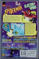 Spider-Man (Electro-Shock) from Spider-Man - Electro-Spark manufactured by Toy Biz [Back]