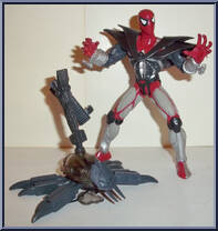 Spider-Man (Electro-Spark) from Spider-Man - Electro-Spark manufactured by Toy Biz [Loose]