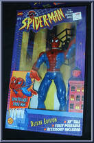 Spider-Man (Super Poseable) from Spider-Man - 10" Deluxe Edition manufactured by Toy Biz [Front]
