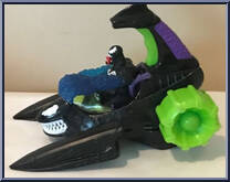 Hydro Jet - Venom from Spider-Man - Motorized manufactured by Toy Biz [Loose]