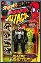 Venom from Spider-Man - Shape Shifters manufactured by Toy Biz [Front]