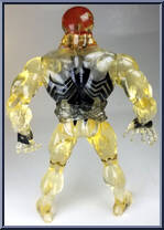 Venom (Stealth) from Spider-Man - Animated - Series 7 manufactured by Toy Biz [Loose]