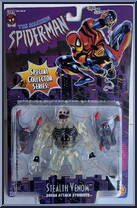 Venom (Stealth) from Spider-Man - Animated - Series 7 manufactured by Toy Biz [Front]