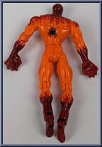 Spider-Man (Flame Attack) from Spider-Man - Web Splashers - Series 2002 manufactured by Toy Biz [Loose]