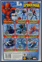 Spider-Man (Hydro Blast) from Spider-Man - Web Splashers - The Amazing manufactured by Toy Biz [Back]