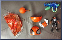 Spider-Man (Sea Web) from Spider-Man - Web Splashers - Series 2 manufactured by Toy Biz [Loose]