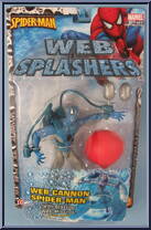 Spider-Man (Web Cannon) from Spider-Man - Web Splashers - The Amazing manufactured by Toy Biz [Front]