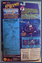 Spider-Man (Wet Suit) from Spider-Man - Web Splashers - Series 2 manufactured by Toy Biz [Back]