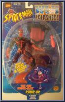 Spider-Man (Wet Suit) from Spider-Man - Web Splashers - Series 2 manufactured by Toy Biz [Front]