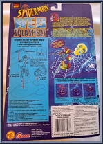 Spider-Man (Hydro Float) from Spider-Man - Web Splashers - Series 2 manufactured by Toy Biz [Back]