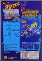 Spider-Man (Hydro Float) from Spider-Man - Web Splashers - Series 2 manufactured by Toy Biz [Back]
