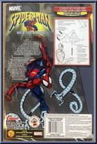 Spider-Man (Scuba Attack) from Spider-Man - Web Splashers - Series 2000 - 2 manufactured by Toy Biz [Back]