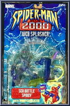 Spidey (Sea Battle) from Spider-Man - Web Splashers - Series 2000 - 2 manufactured by Toy Biz [Front]