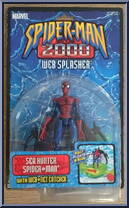 Spider-Man (Sea Hunter) from Spider-Man - Web Splashers - Series 2000 - 1 manufactured by Toy Biz [Front]